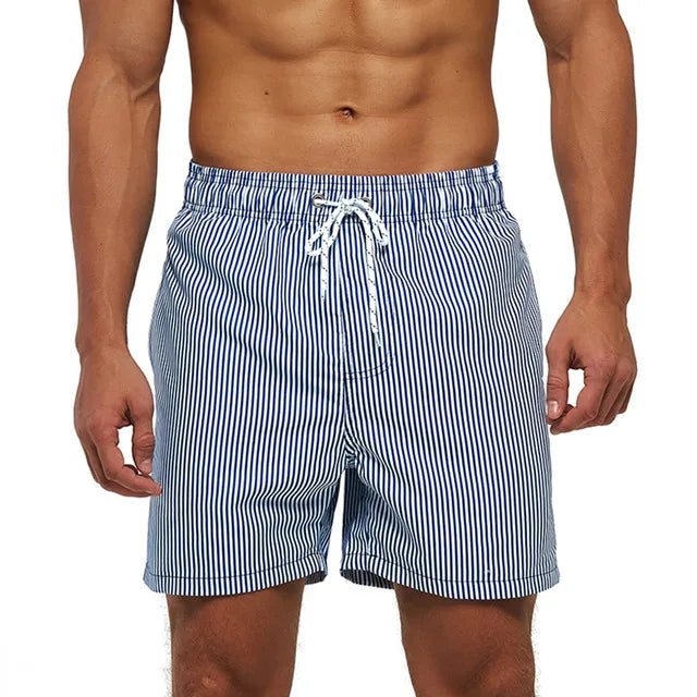 2026 Summer Swimming Shorts Men Printing Fashion Polyester Bañador Hombres Short Board Mesh Liner Gym Running Sport Swimsuit