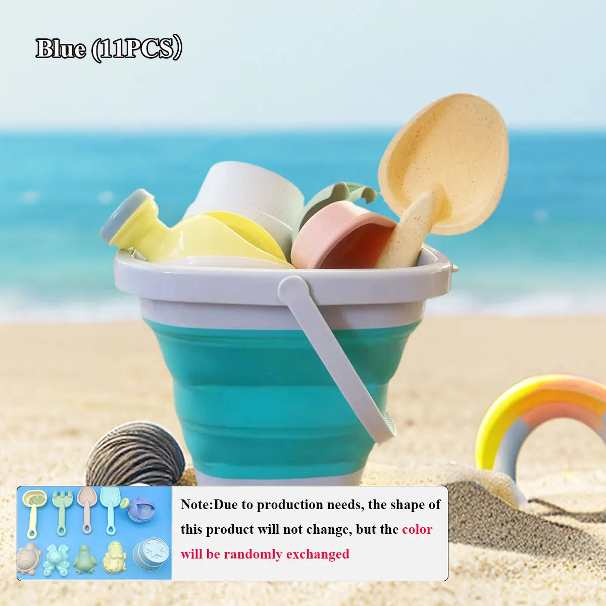 Set Giochi da Spiaggia per Bambini con Secchiello e Palette