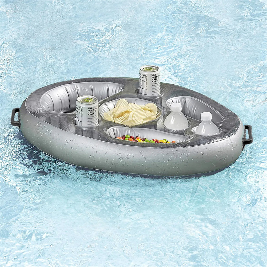 Vassoio Galleggiante Portabevande per Piscina