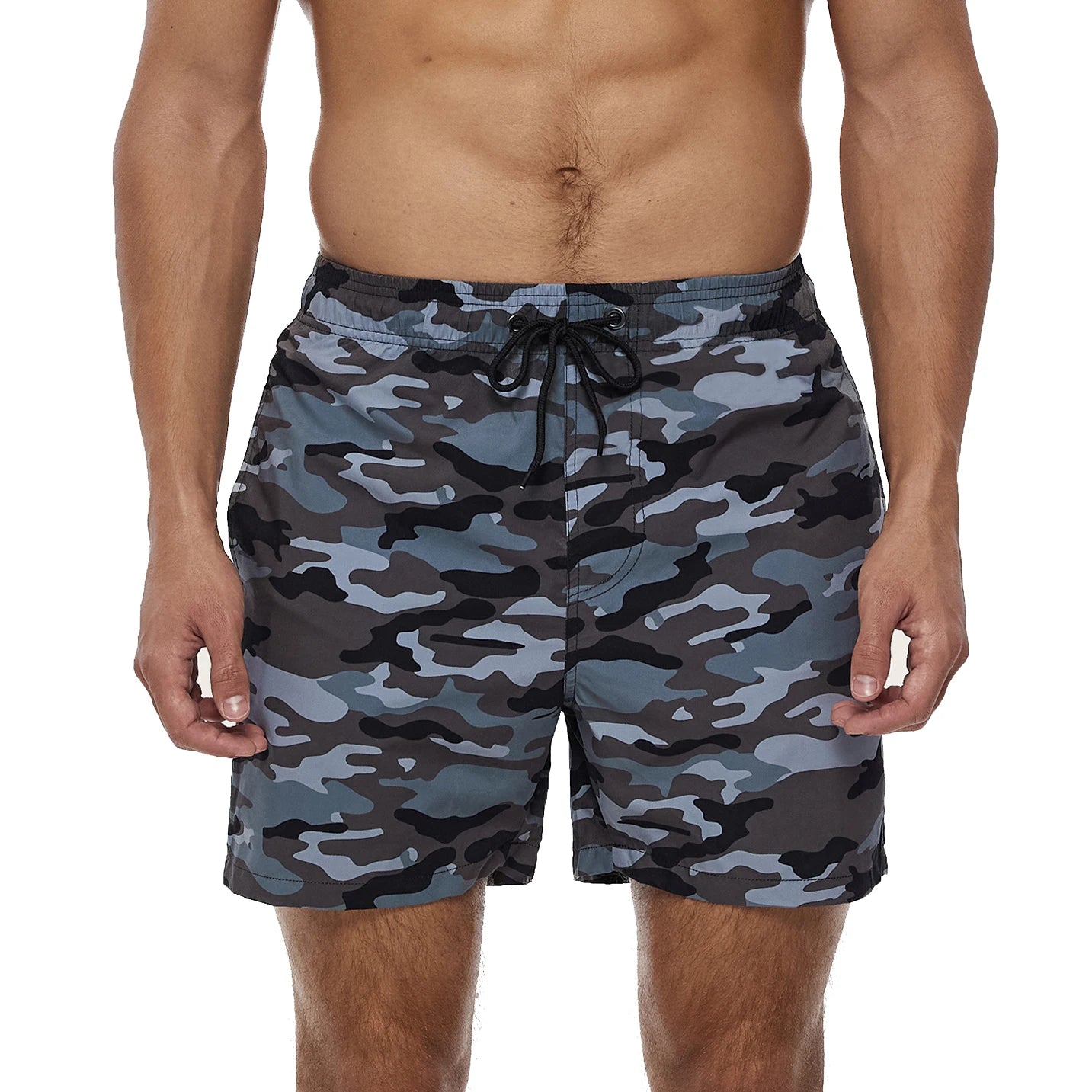 2026 Summer Swimming Shorts Men Printing Fashion Polyester Bañador Hombres Short Board Mesh Liner Gym Running Sport Swimsuit