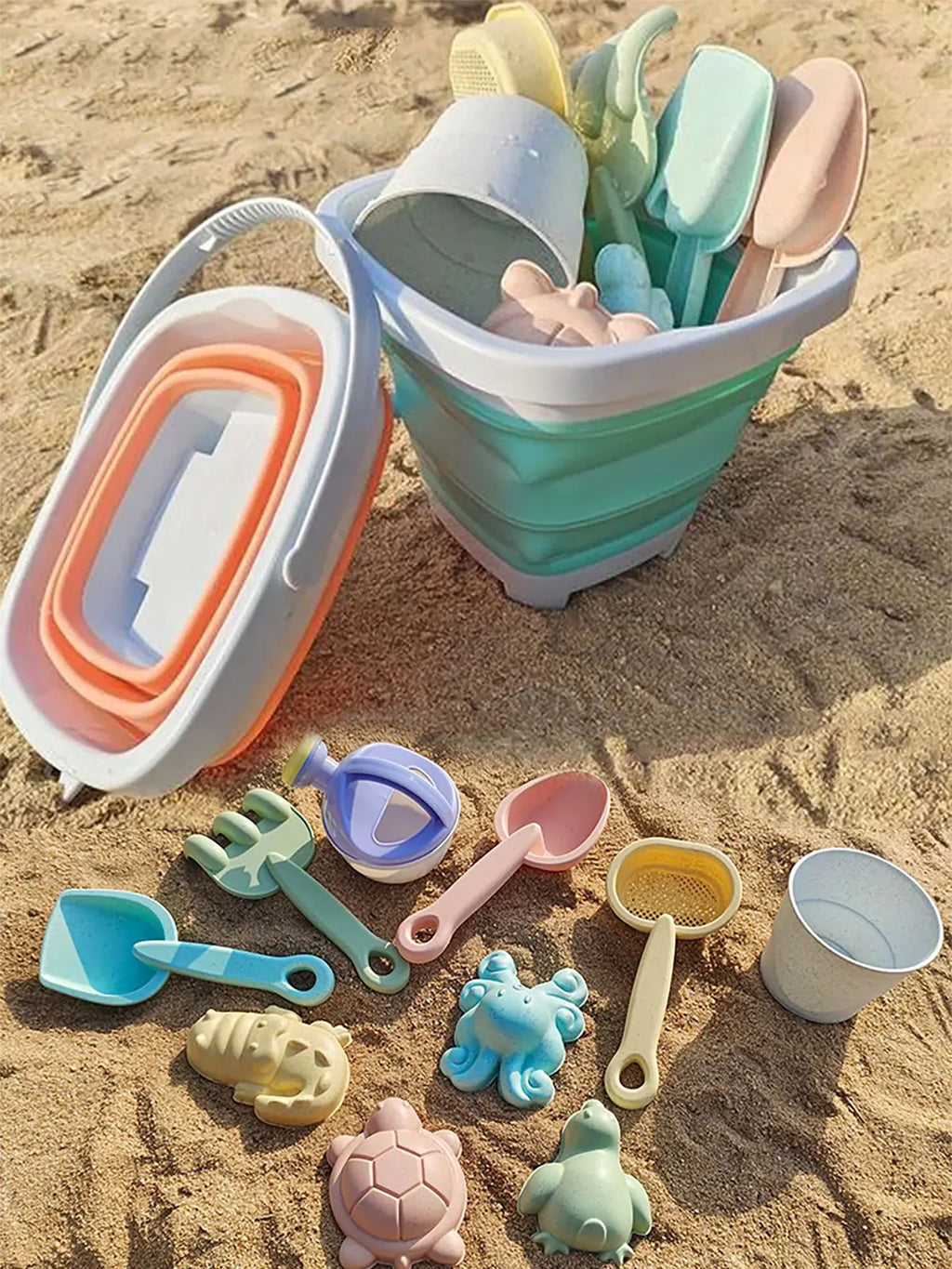 Set Giochi da Spiaggia per Bambini con Secchiello e Palette