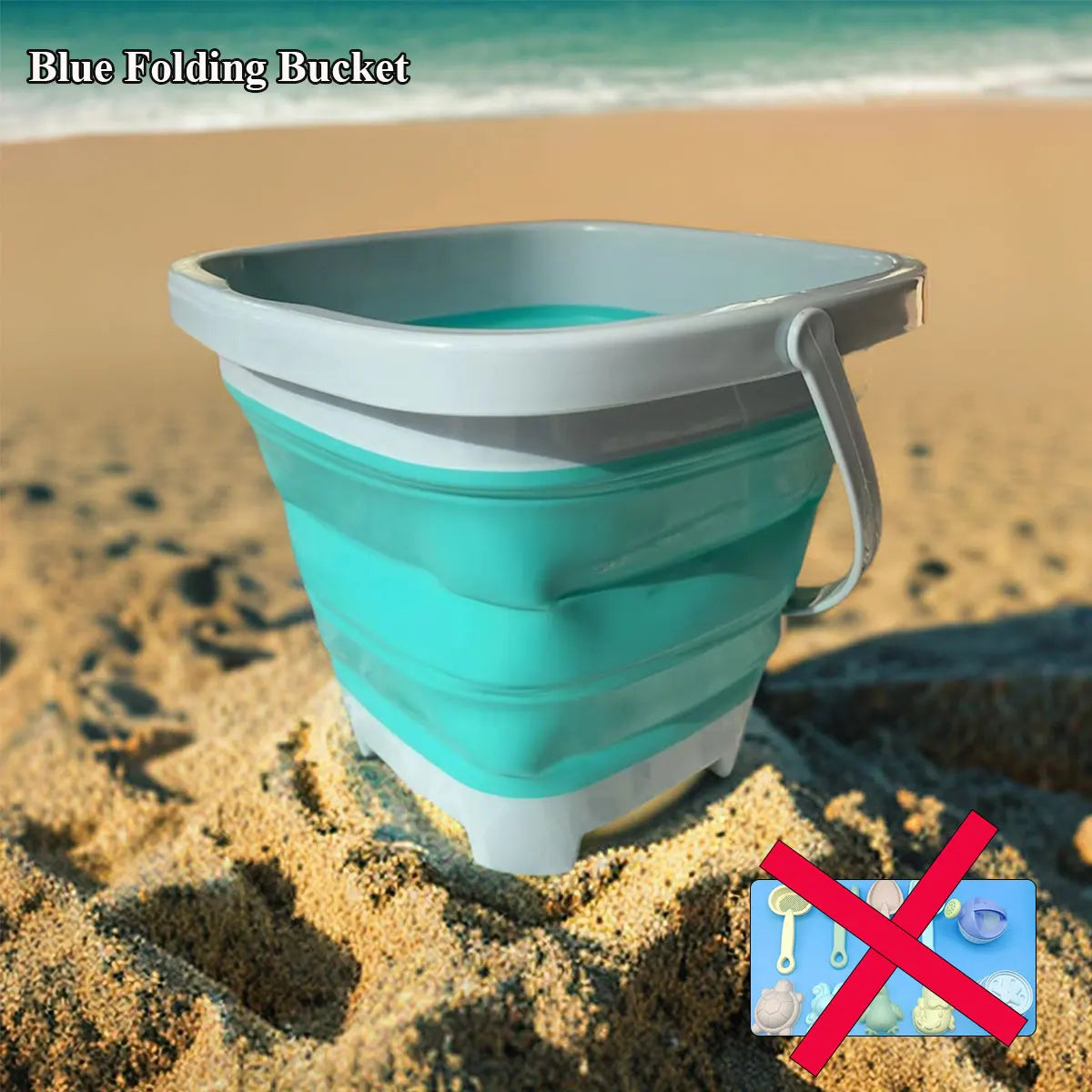 Set Giochi da Spiaggia per Bambini con Secchiello e Palette