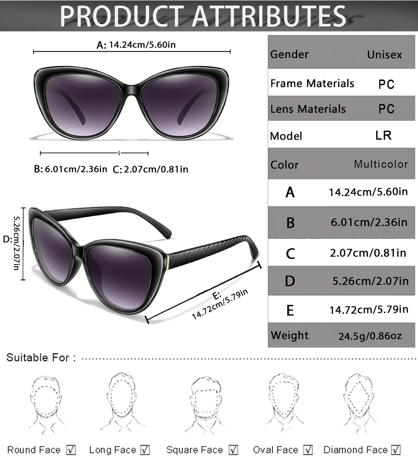 Occhiali donna modello Fishing Sunglasses for Men Women Casual Retro Round Goggles with UV Protection Outdoor Sports, Running, Hiking with BOX