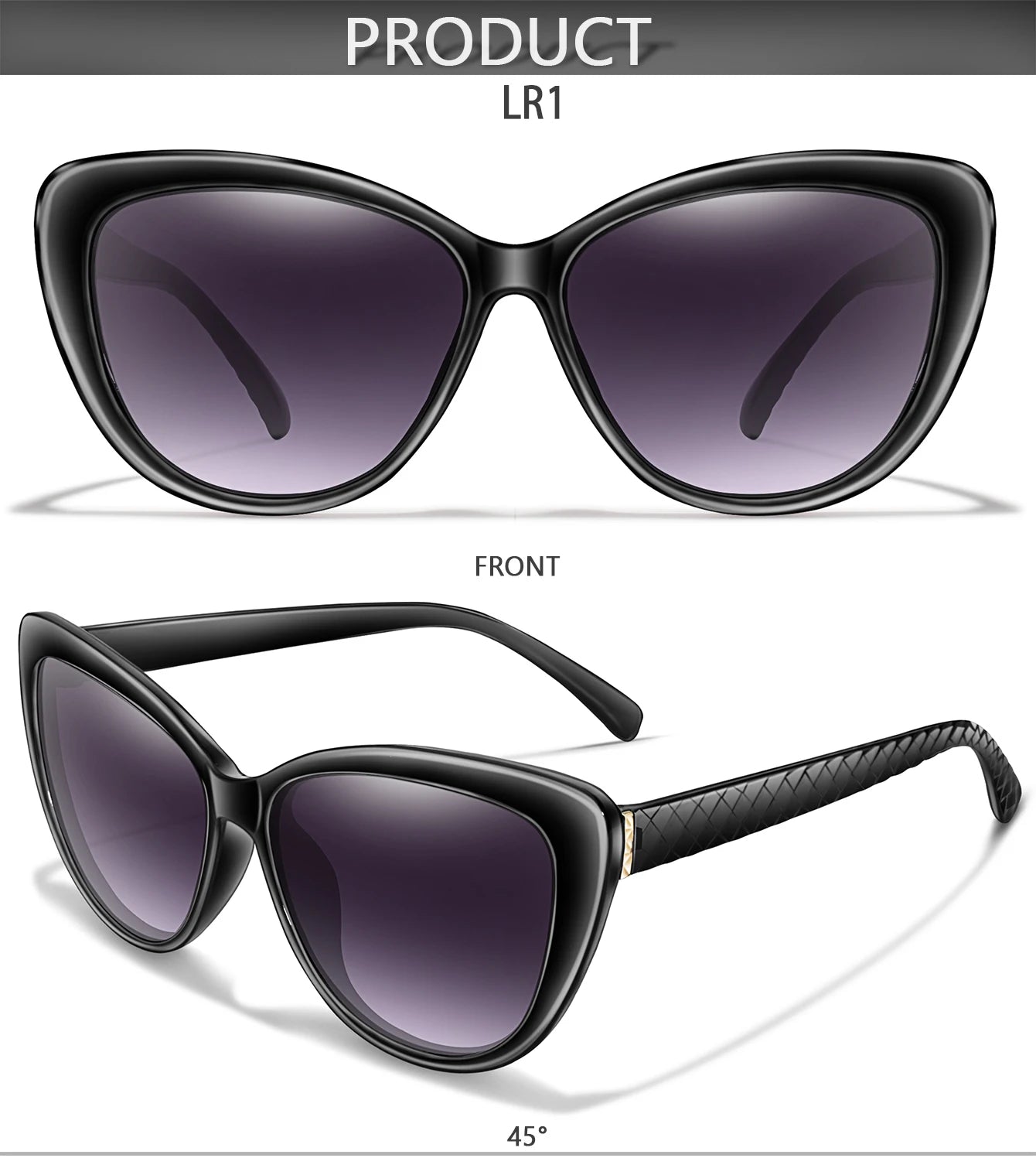 Occhiali donna modello Fishing Sunglasses for Men Women Casual Retro Round Goggles with UV Protection Outdoor Sports, Running, Hiking with BOX