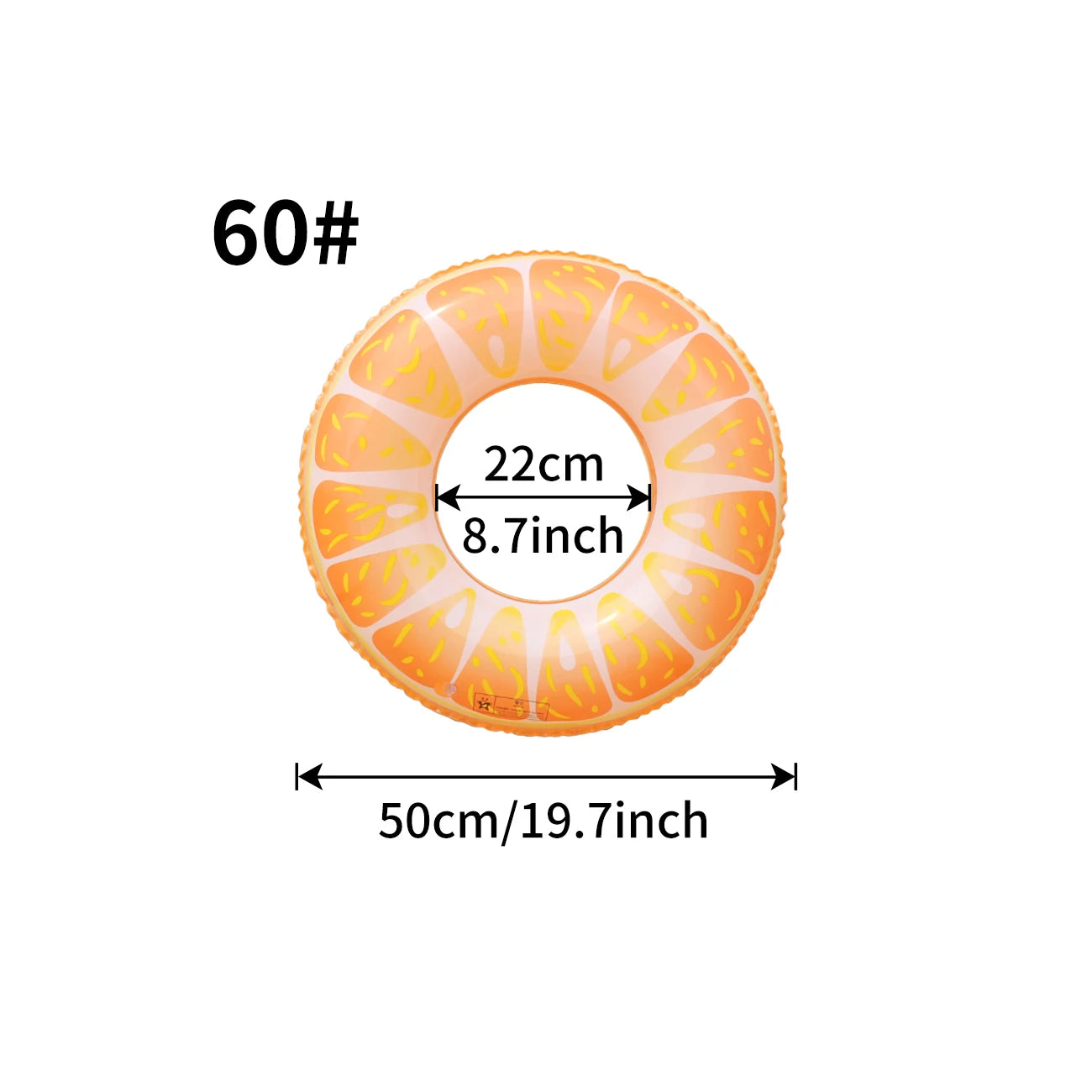 Anello Gonfiabile a Forma di Frutta per Piscina