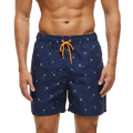2026 Summer Swimming Shorts Men Printing Fashion Polyester Bañador Hombres Short Board Mesh Liner Gym Running Sport Swimsuit