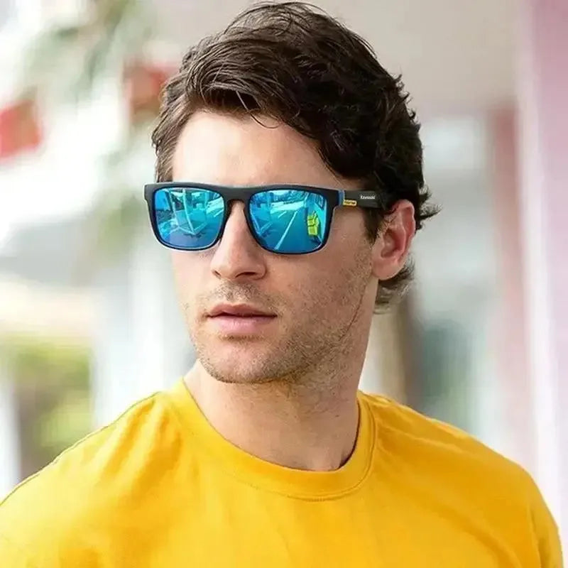 Kawasaki Square Vintage Sport Polarized Sunglasses For Men Women Luxury Brand Designer Sun Glasses Driving Fishing UV400 Eyewea