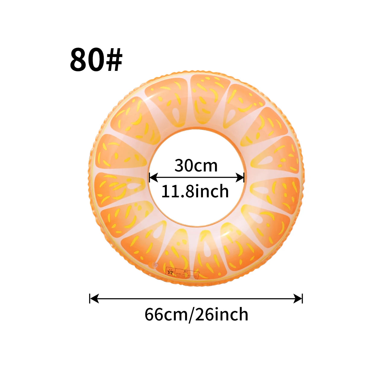 Anello Gonfiabile a Forma di Frutta per Piscina