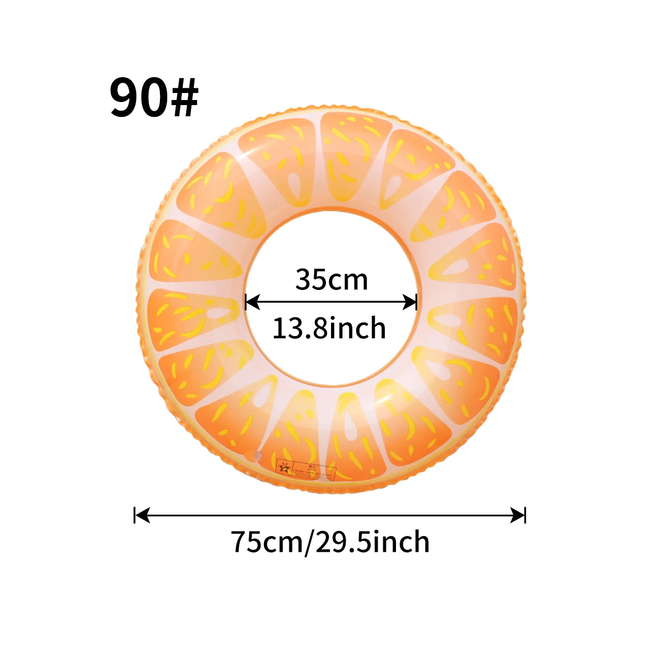 Anello Gonfiabile a Forma di Frutta per Piscina